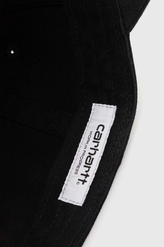 Carhartt WIP cotton baseball cap Delray Cap I031638.K02XX black