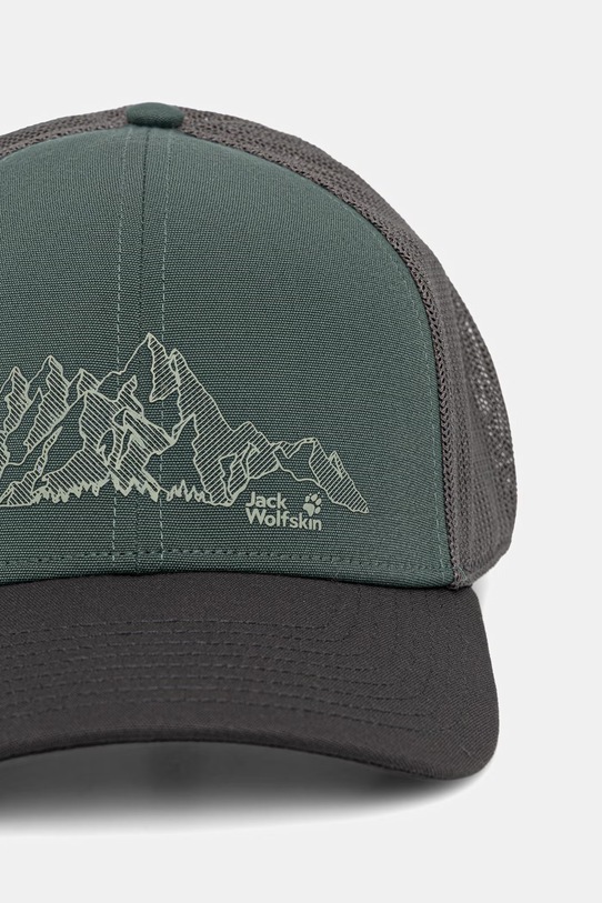 Jack Wolfskin czapka z daszkiem 1911242 zielony SS26