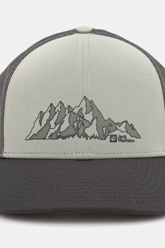 Jack Wolfskin sapca Brand 1911242 verde SS25