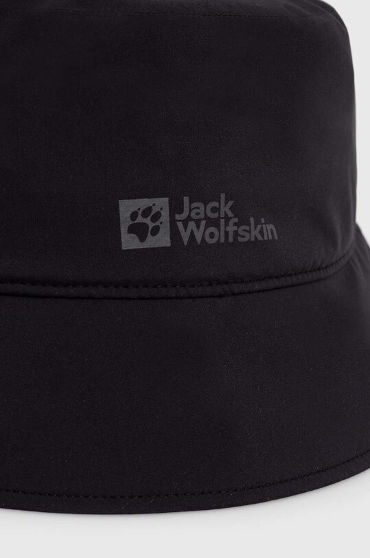 Jack Wolfskin kapelusz Rain Bucket 1911891 czarny SS24