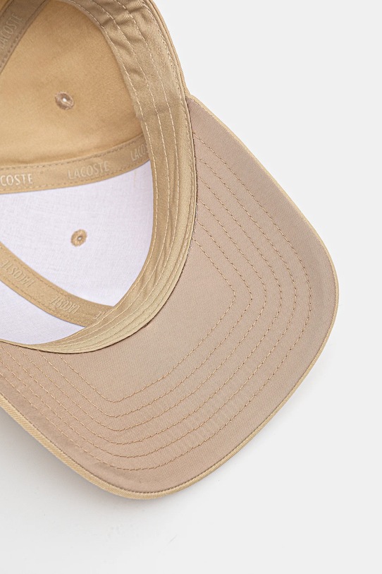 Lacoste czapka z daszkiem beżowy RK0342