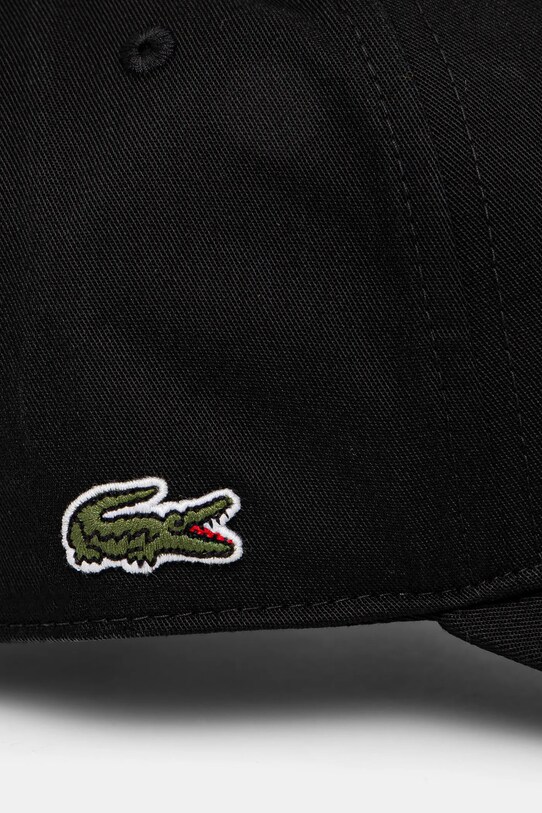 Lacoste czapka z daszkiem RK0342 czarny AW24