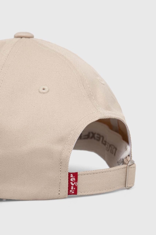 Akcesoria Levi's czapka z daszkiem D7740.0006 beżowy