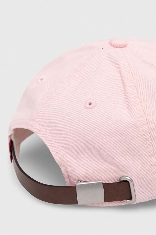 Аксесуари Бавовняна бейсболка Levi's D7920.0002 рожевий