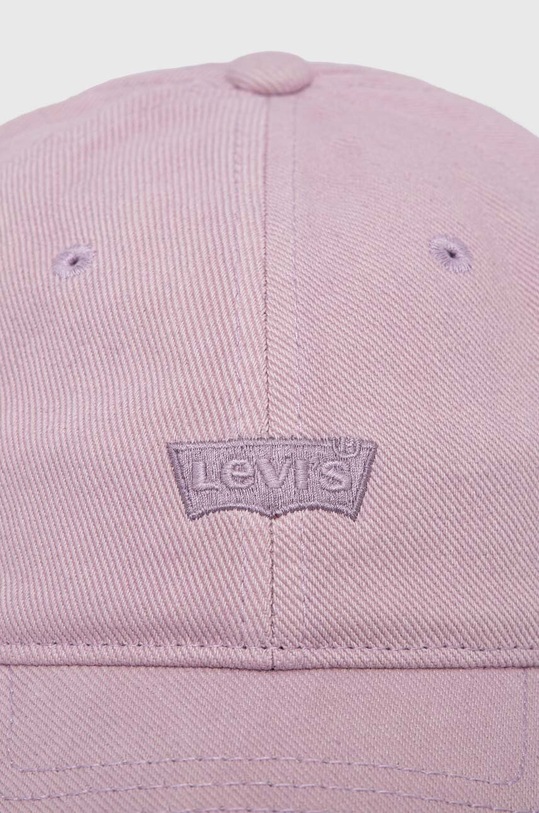 Levi's czapka z daszkiem bawełniana D7943.0002 fioletowy SS24
