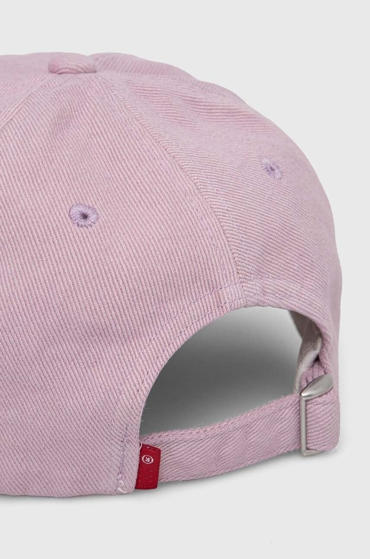 Akcesoria Levi's czapka z daszkiem bawełniana D7943.0002 fioletowy