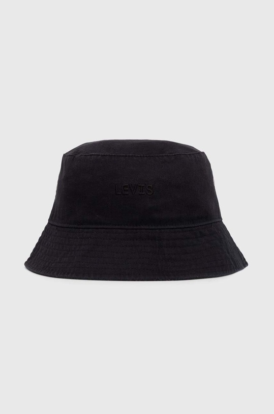 Levi's berretto in cotone cotone nero D7948.0001