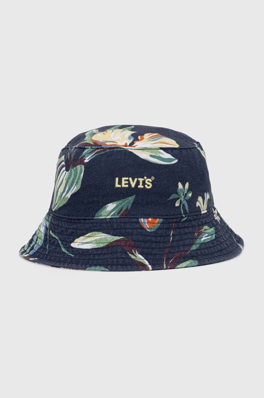 Бавовняний капелюх Levi's бавовна темно-синій D7948.0004