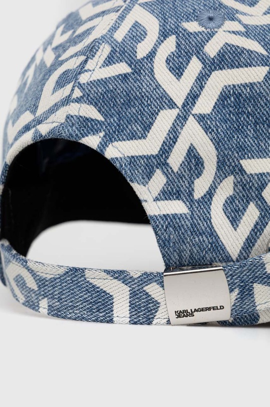 Akcesoria Karl Lagerfeld Jeans czapka z daszkiem jeansowa 241J3401 niebieski