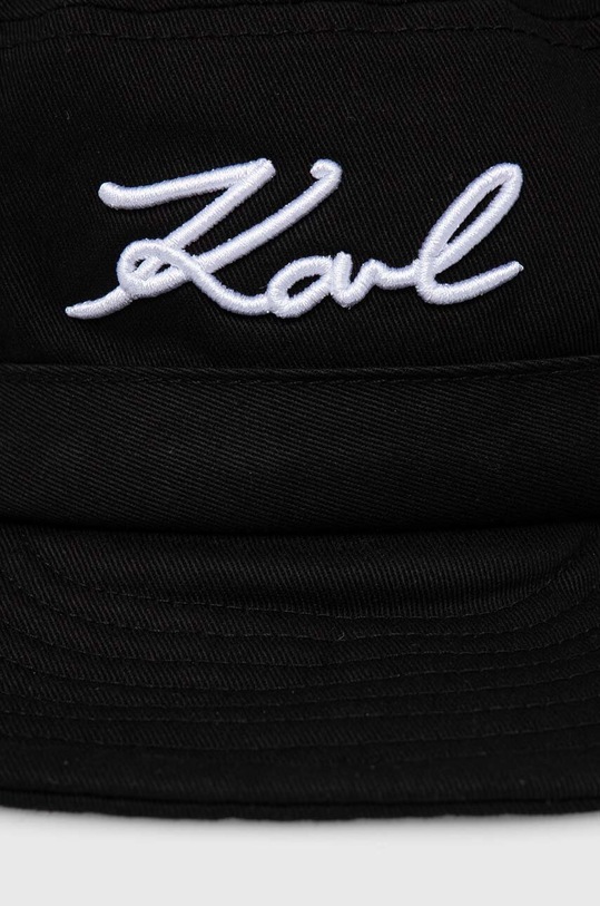 Karl Lagerfeld șapcă de baseball din bumbac 241W3406 negru SS24