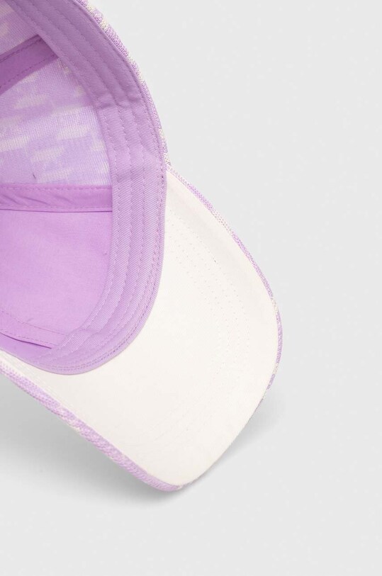 Karl Lagerfeld czapka z daszkiem fioletowy 241W3409