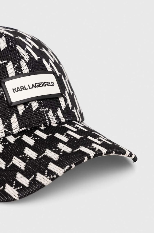 Karl Lagerfeld czapka z daszkiem 241W3409 czarny SS24