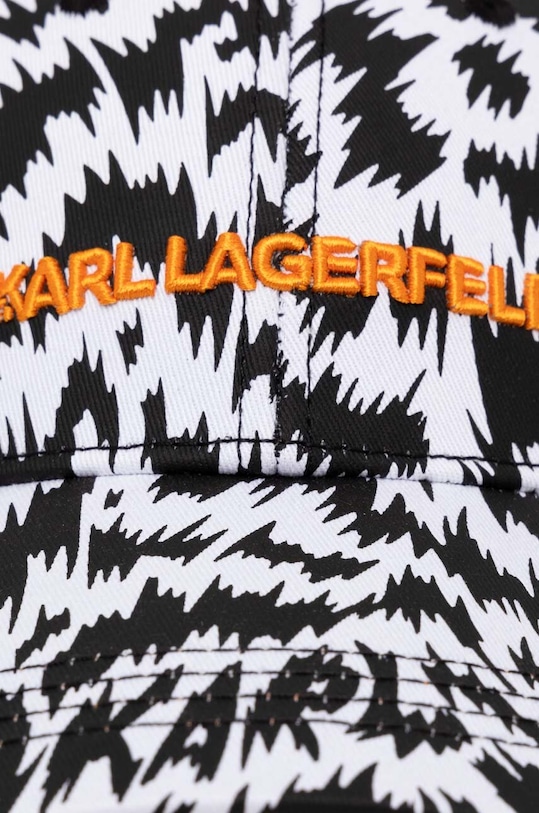 Bavlněná baseballová čepice Karl Lagerfeld 241W3401 vícebarevná SS24