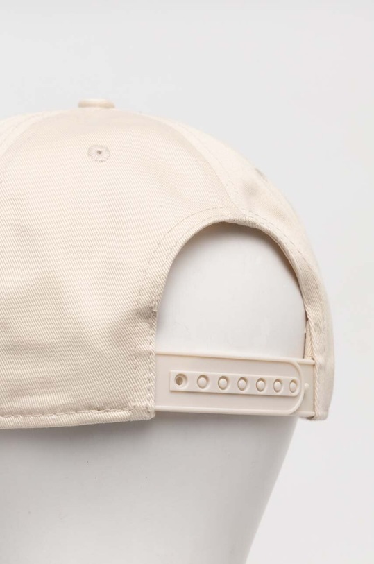 Akcesoria New Balance czapka z daszkiem bawełniana LAH41013LIN LAH41013LIN beżowy