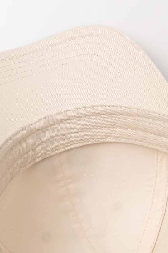 New Balance czapka z daszkiem bawełniana LAH41013LIN beżowy LAH41013LIN