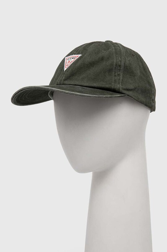 Бавовняна бейсболка Guess Originals аплікація зелений M4GZ06WT8V0