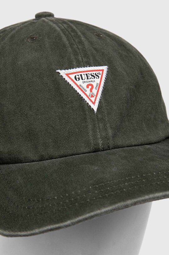 Бавовняна бейсболка Guess Originals M4GZ06WT8V0 зелений SS24