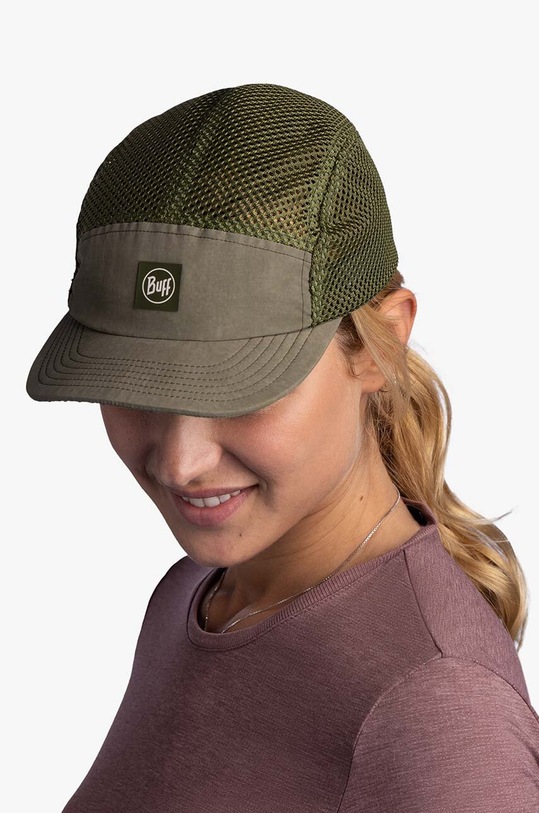 Buff czapka z daszkiem zielony 133549.846