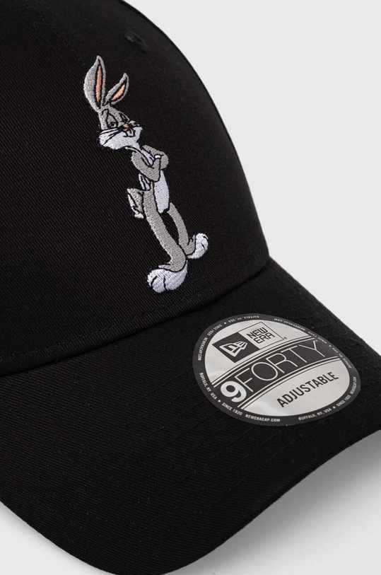 New Era czapka z daszkiem bawełniana 60435088 czarny SS24