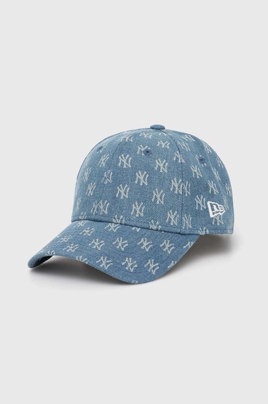 New Era cappelo con visiera jeans altro blu 60434988