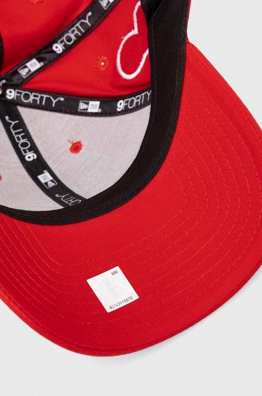 Bavlněná baseballová čepice New Era červená 60435137