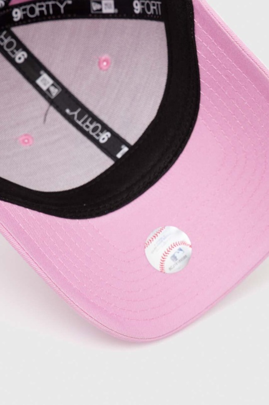 New Era berretto da baseball in cotone rosa 60435214
