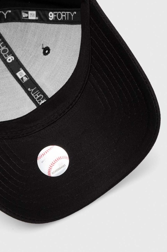 New Era czapka z daszkiem bawełniana czarny 60435202