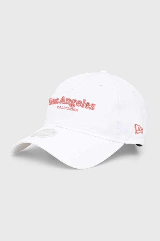 Хлопковая кепка New Era аппликация белый 60434984