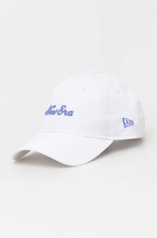 Хлопковая кепка New Era аппликация белый 60434924