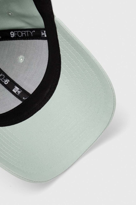 New Era czapka z daszkiem bawełniana turkusowy 60435212