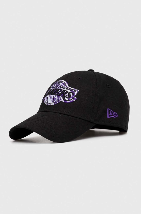 New Era pamut baseball sapka aplikációval fekete 60434960