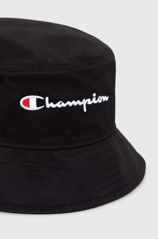 Pamučni šešir Champion 805975 crna SS24