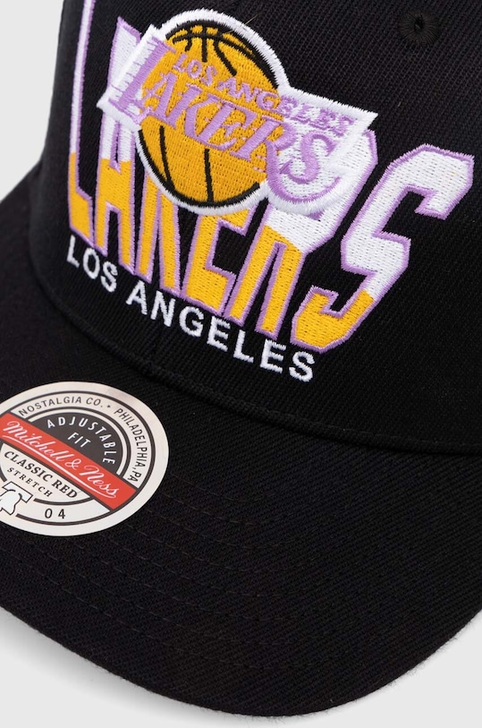 Αξεσουάρ Καπάκι με μείγμα μαλλί Mitchell&Ness NBA LOS ANGELES LAKERS HHSSINTL1263.LALBLCK μαύρο