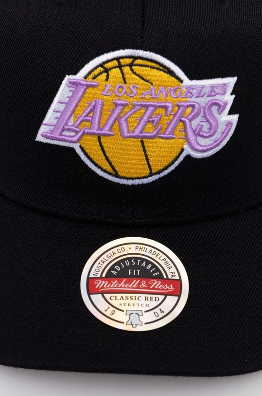 Mitchell&Ness czapka z daszkiem z domieszką wełny NBA LOS ANGELES LAKERS HHSSINTL1245.LALBLCK czarny SS24