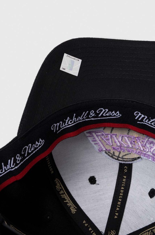 Mitchell&Ness czapka z daszkiem z domieszką wełny NBA LOS ANGELES LAKERS czarny HHSSINTL1245.LALBLCK