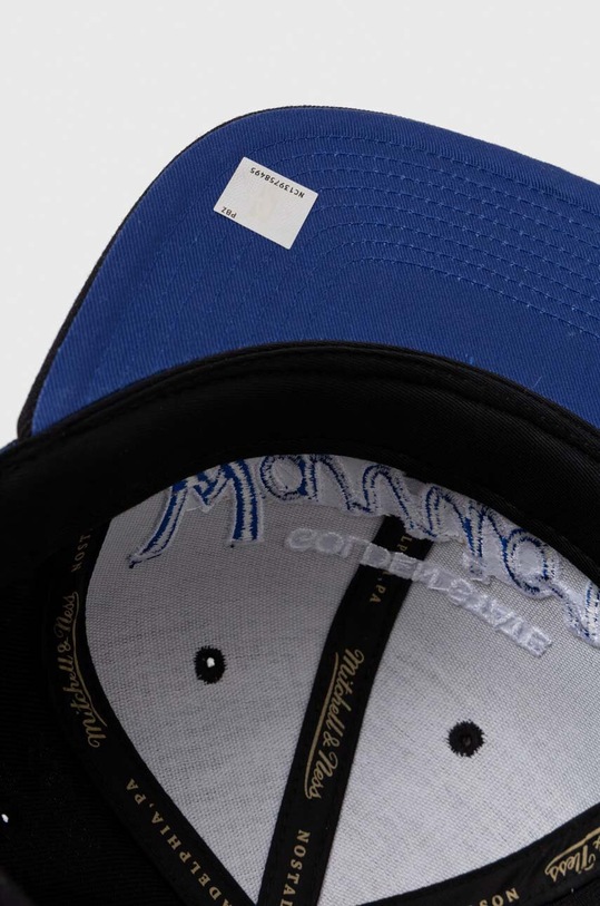 Mitchell&Ness czapka z daszkiem z domieszką wełny NBA GOLDEN STATE WARRIORS czarny HHSS3280.GSWYYPPPBLCK
