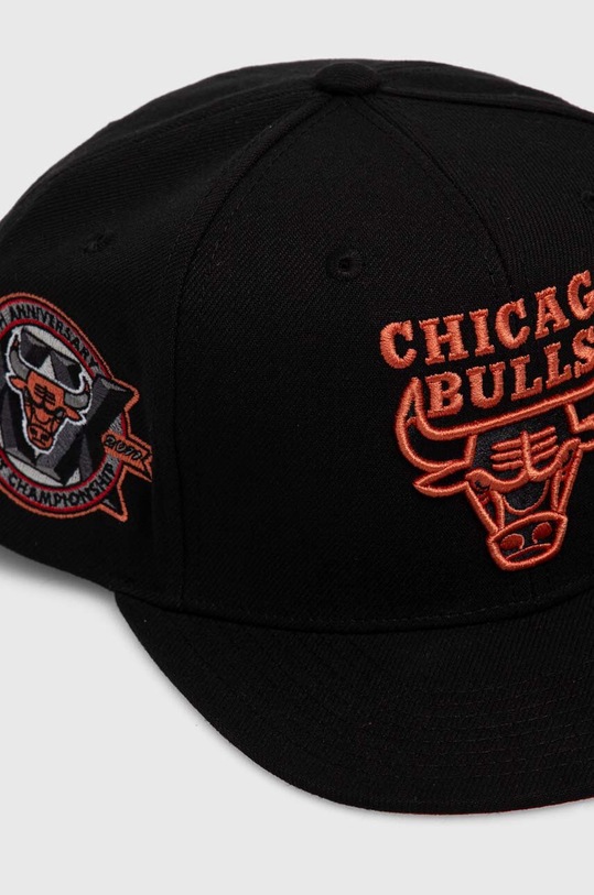 Mitchell&Ness șapcă de baseball din bumbac NBA CHICAGO BULLS HHSS6749.CBUYYPPPBLCK negru SS24