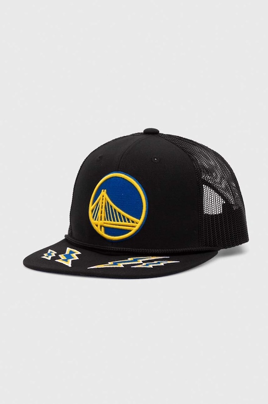 Mitchell&Ness czapka z daszkiem NBA GOLDEN STATE WARRIORS aplikacja czarny HHSS7016.GSWYYPPPBLCK