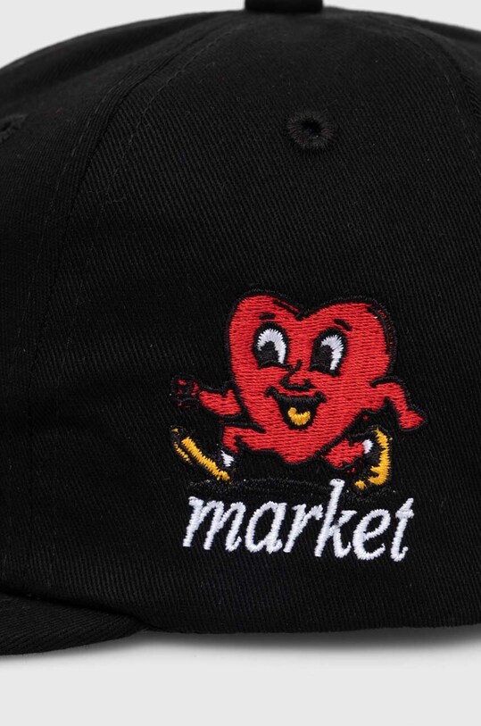 Akcesoria Market czapka z daszkiem bawełniana Fragile 6 Panel Hat 390000438 czarny