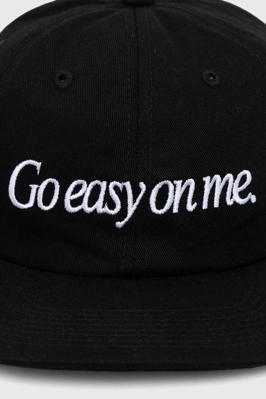 Бавовняна бейсболка Market Fragile 6 Panel Hat чорний 390000438