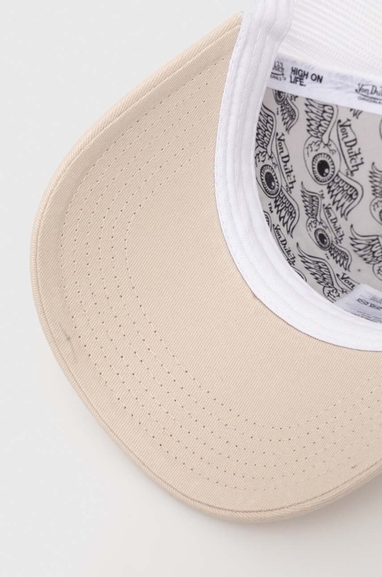 Von Dutch czapka z daszkiem beżowy 7030734