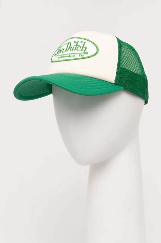 Von Dutch czapka z daszkiem aplikacja zielony 7030730