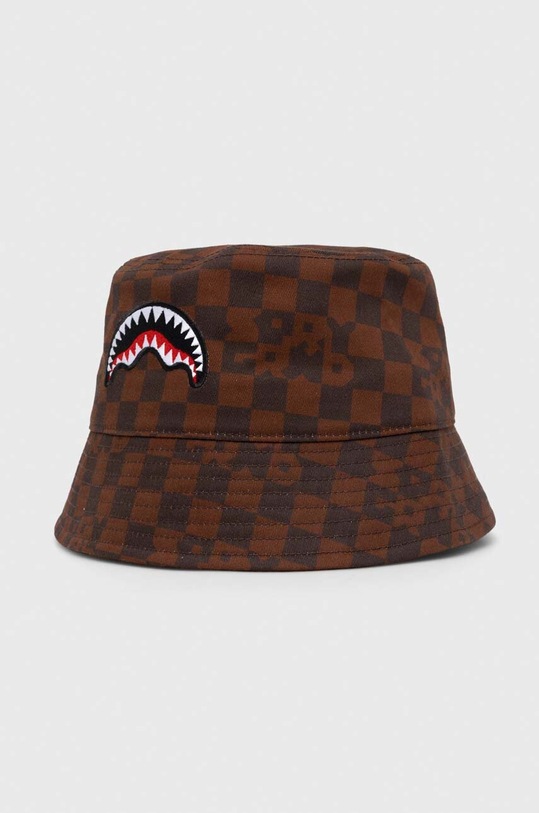 Bavlněná čepice Sprayground SP14998BRW hnědá SS24