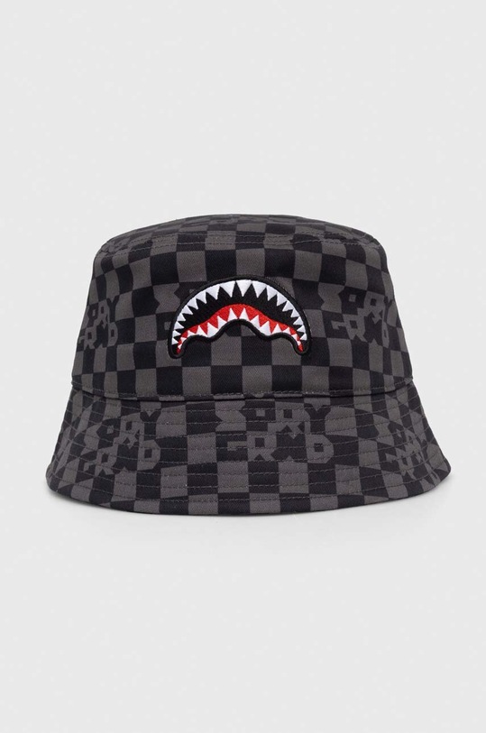 Bavlněná čepice Sprayground nášivka šedá SP14998GRY