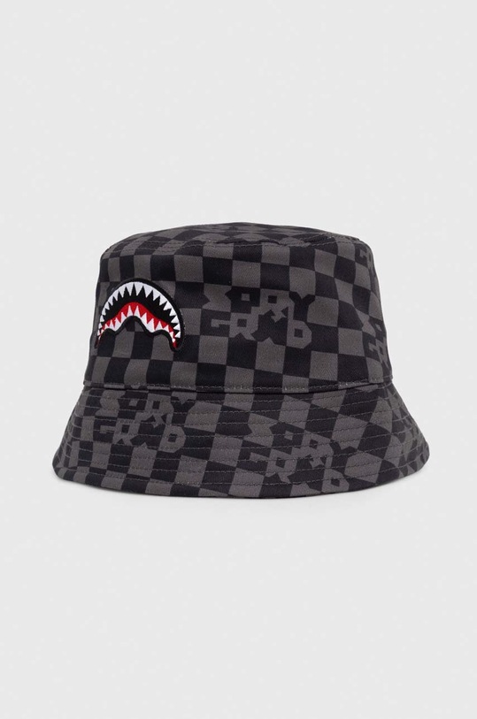 Bavlněná čepice Sprayground SP14998GRY šedá SS24