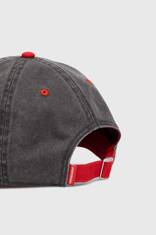 Sprayground șapcă de baseball din bumbac SP15007 gri SS24