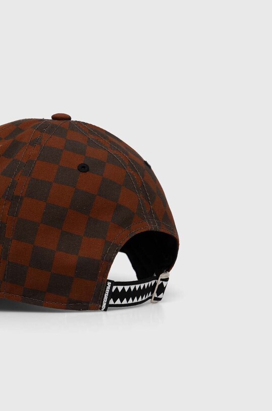 Sprayground berretto da baseball in cotone SP6628BROWN marrone SS24