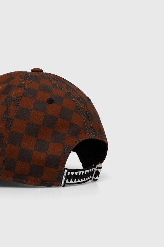 Хлопковая кепка Sprayground SP6628BROWN коричневый SS24
