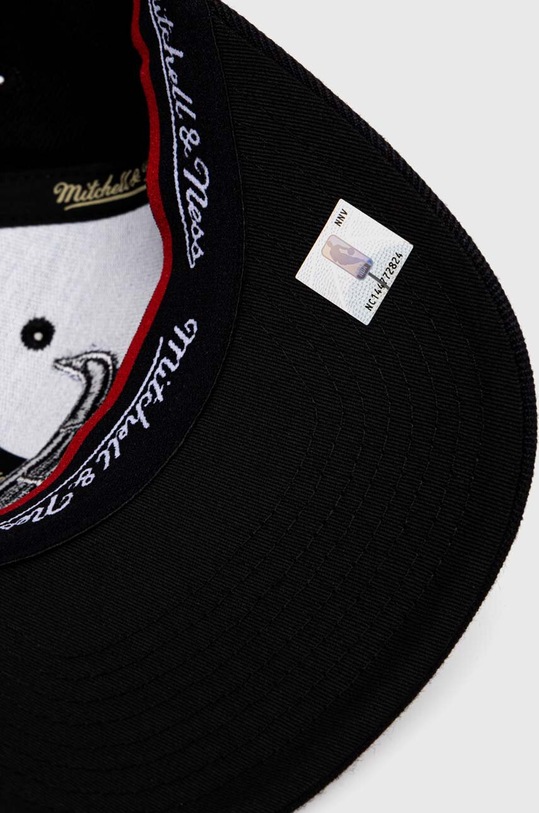 Accesorii Mitchell&Ness șapcă din amestec de lână CHICAGO BULLS HHSSINTL101.CBUYYPPPBLC negru