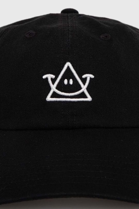 Peak Performance czapka z daszkiem bawełniana G79757 czarny SS24